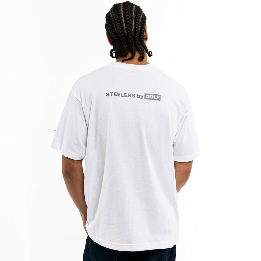 Pittsburgh Steelers Golf Wang Unisex Cutout T-Shirt White - NFL