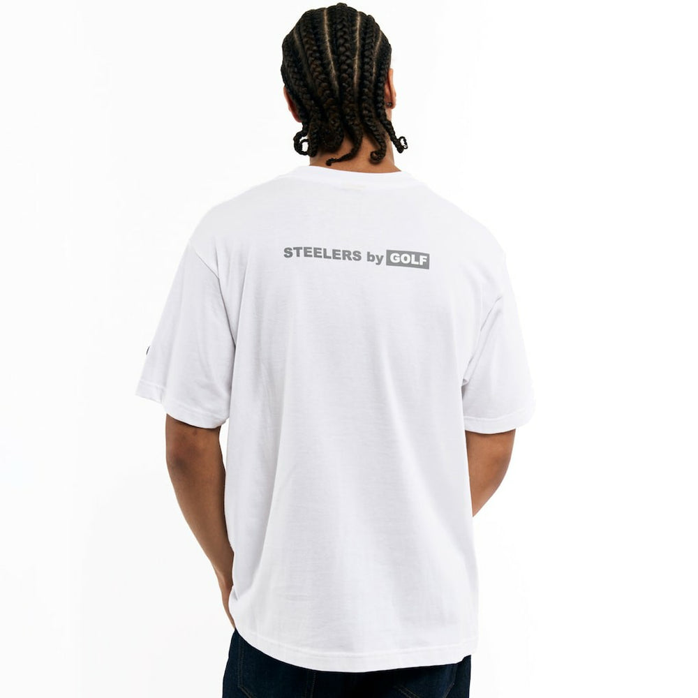 Pittsburgh Steelers Golf Wang Unisex Cutout T-Shirt White - NFL