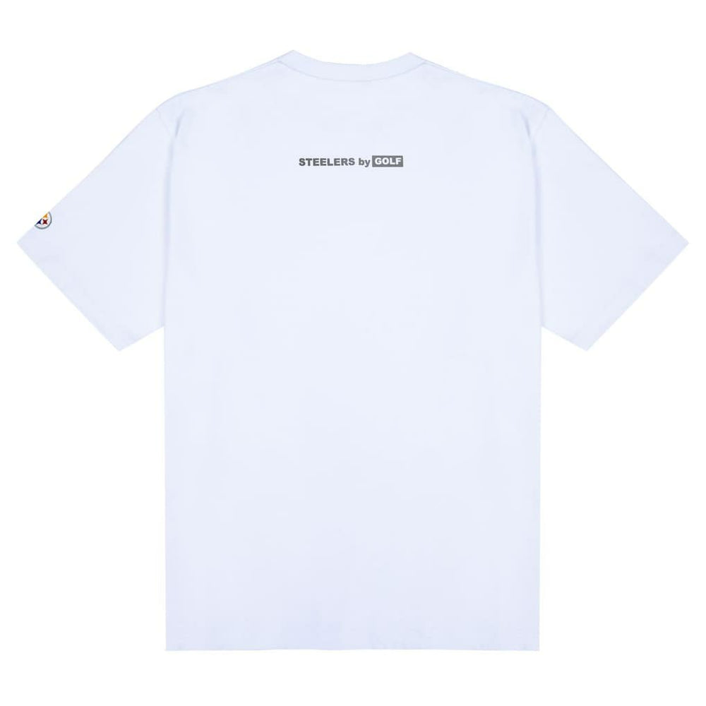 Pittsburgh Steelers Golf Wang Unisex Cutout T-Shirt White - NFL