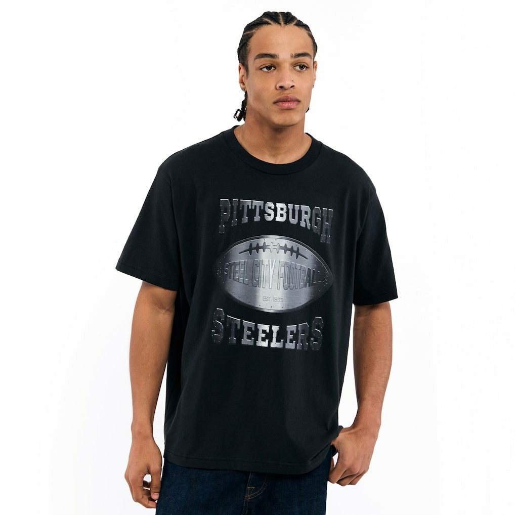Pittsburgh Steelers Golf Wang Unisex Cutout T-Shirt Black - NFL