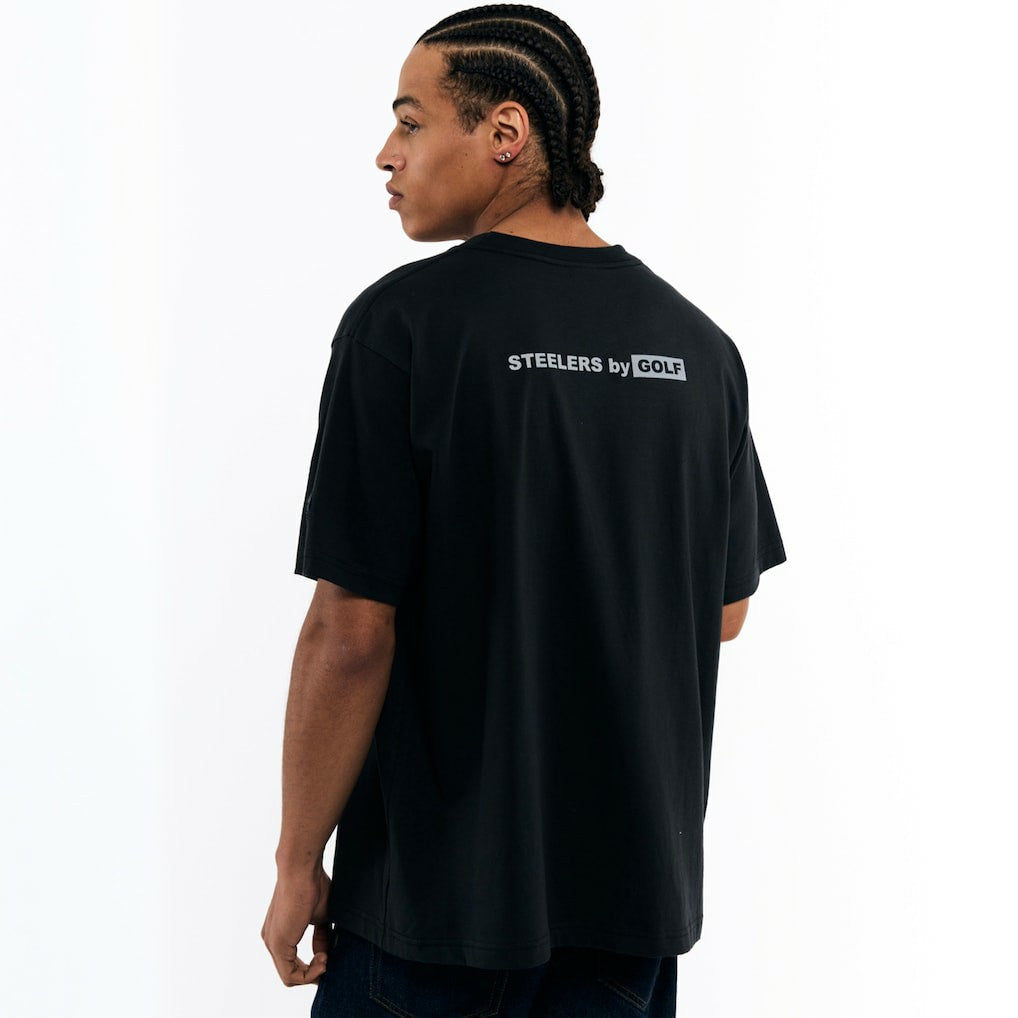 Pittsburgh Steelers Golf Wang Unisex Cutout T-Shirt Black - NFL