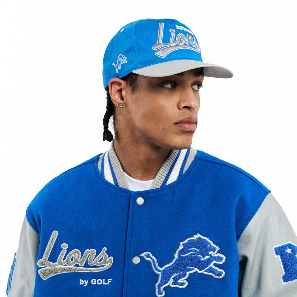 Detroit Lions Golf Wang Unisex Snapback Hat Blue/Silver - NFL
