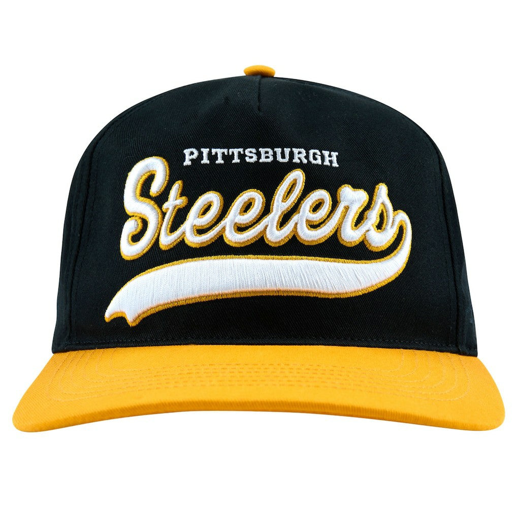 Pittsburgh Steelers Golf Wang Unisex Snapback Hat Black/Gold - NFL