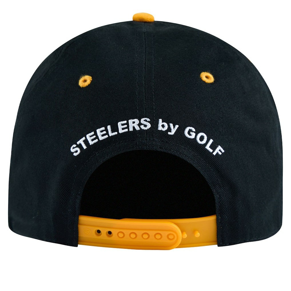 Pittsburgh Steelers Golf Wang Unisex Snapback Hat Black/Gold - NFL