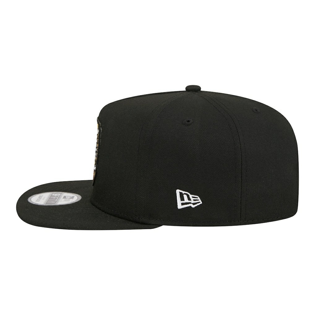 Philadelphia Eagles New Era Super Bowl Ring 9FIFTY A-Frame Adjustable Hat Black - NFL