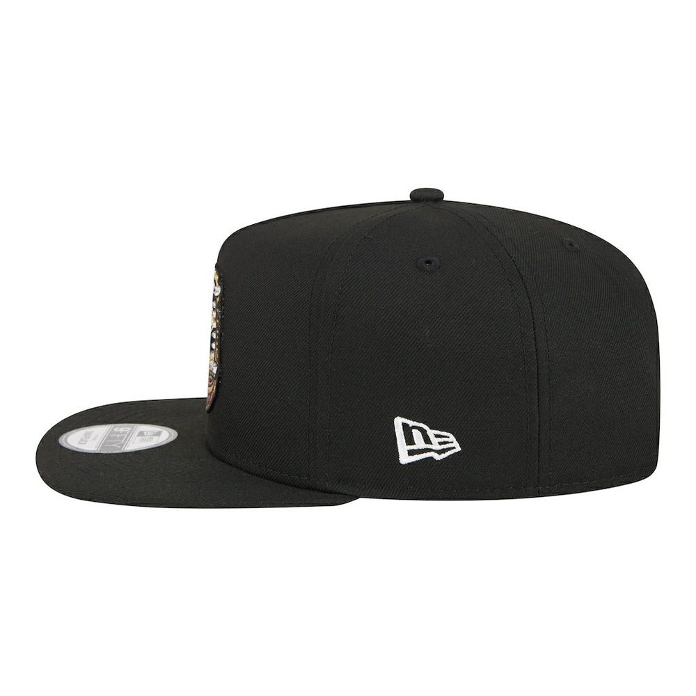 Denver Broncos New Era Super Bowl Ring 9FIFTY A-Frame Adjustable Hat Black - NFL