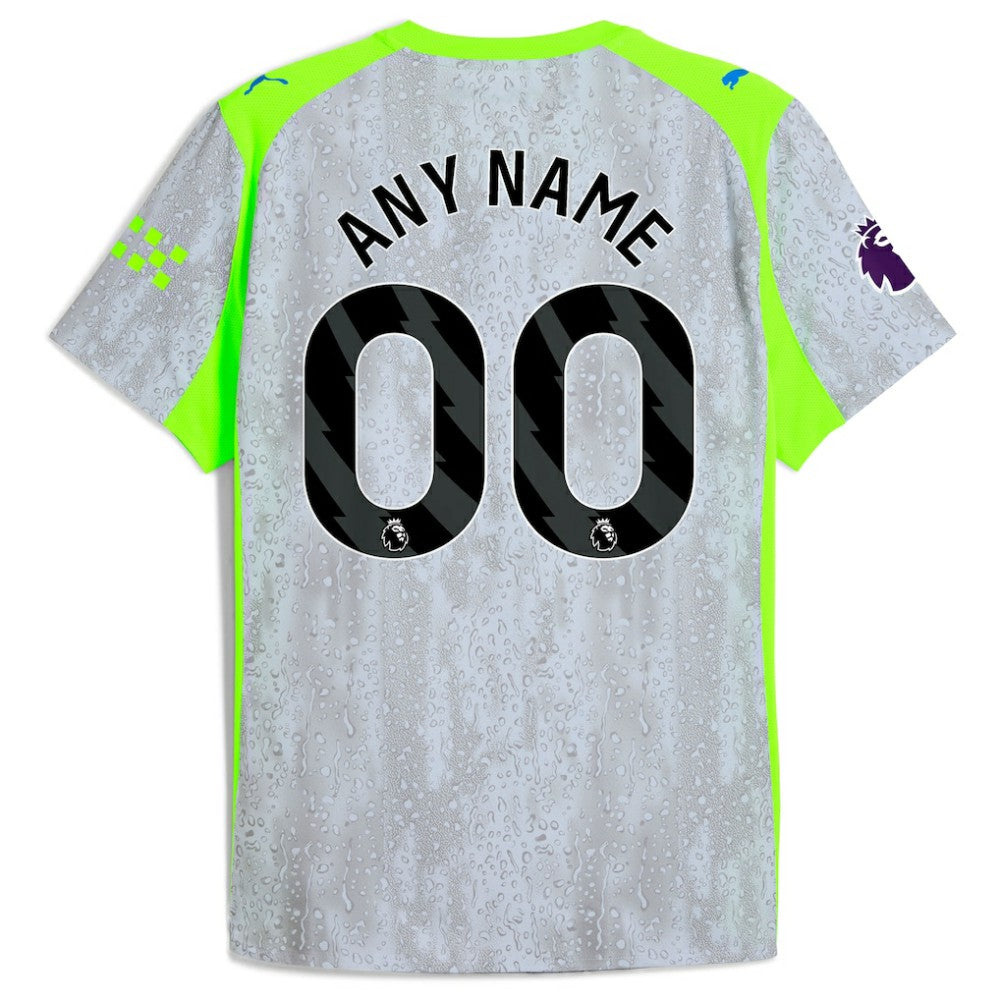 Puma Manchester City 2025/26 Third Custom Jerseys - Green/Neon Green