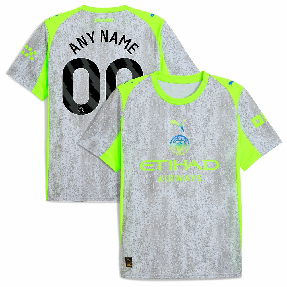 Puma Manchester City 2025/26 Third Replica Custom Jerseys - Green/Neon Green