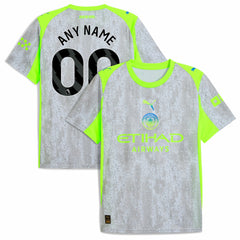 Puma Manchester City 2025/26 Third Replica Custom Jerseys - Green/Neon Green