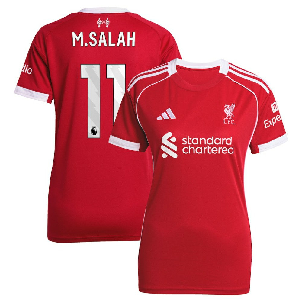 Adidas Mohamed Salah Liverpool Women's 2025/26 Home Replica Jerseys - Red