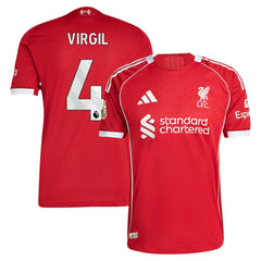 Adidas Virgil van Dijk Liverpool 2025/26 Home Jerseys - Red