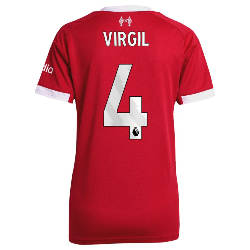 Adidas Virgil van Dijk Liverpool Women's 2025/26 Home Replica Jerseys - Red