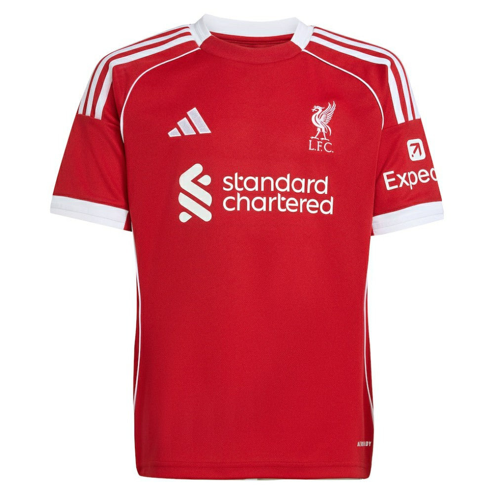 Adidas Virgil van Dijk Liverpool Youth 2025/26 Home Replica Jerseys - Red