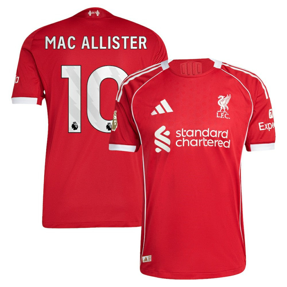 Adidas Alexis Mac Allister Liverpool 2025/26 Home Jerseys - Red