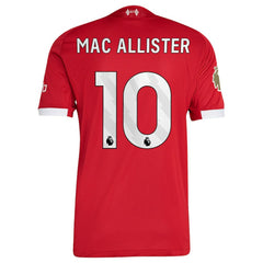 Adidas Alexis Mac Allister Liverpool 2025/26 Home Jerseys - Red