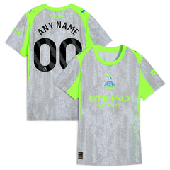 Puma Manchester City Women's 2025/26 Third Replica Custom Jerseys - Green/Neon Green
