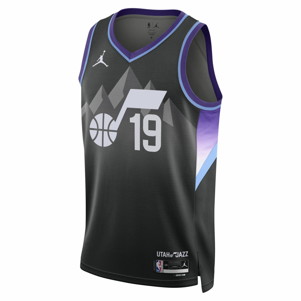 NBA - Ace Bailey Utah Jazz Jordan Brand Unisex Swingman Player Jersey - Statement Edition - Black