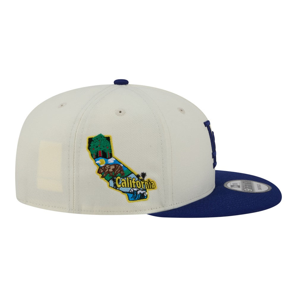 Los Angeles Dodgers New Era Localized 9FIFTY Snapback Hat Lifestyle