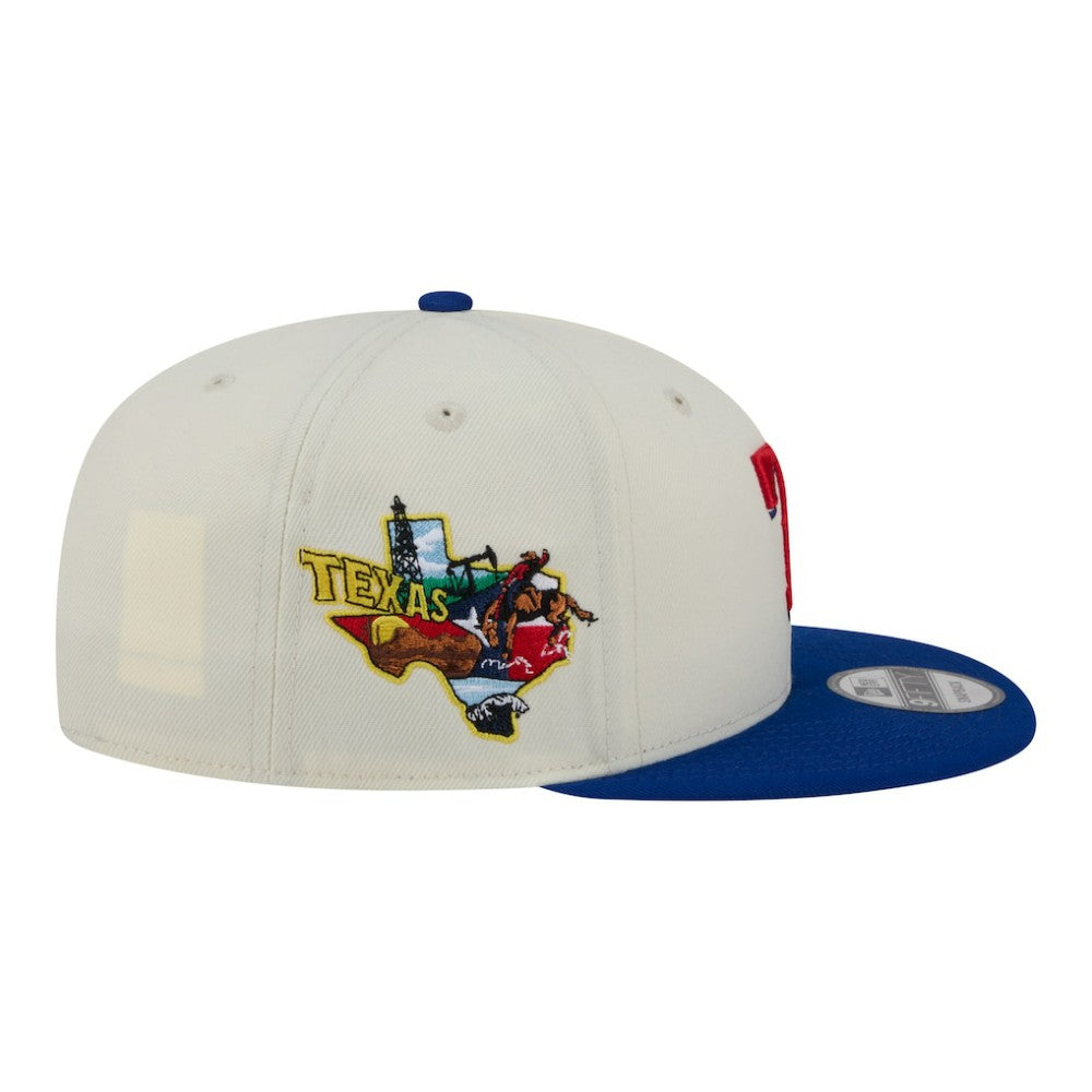 Texas Rangers New Era Localized 9FIFTY Snapback Hat On Sale