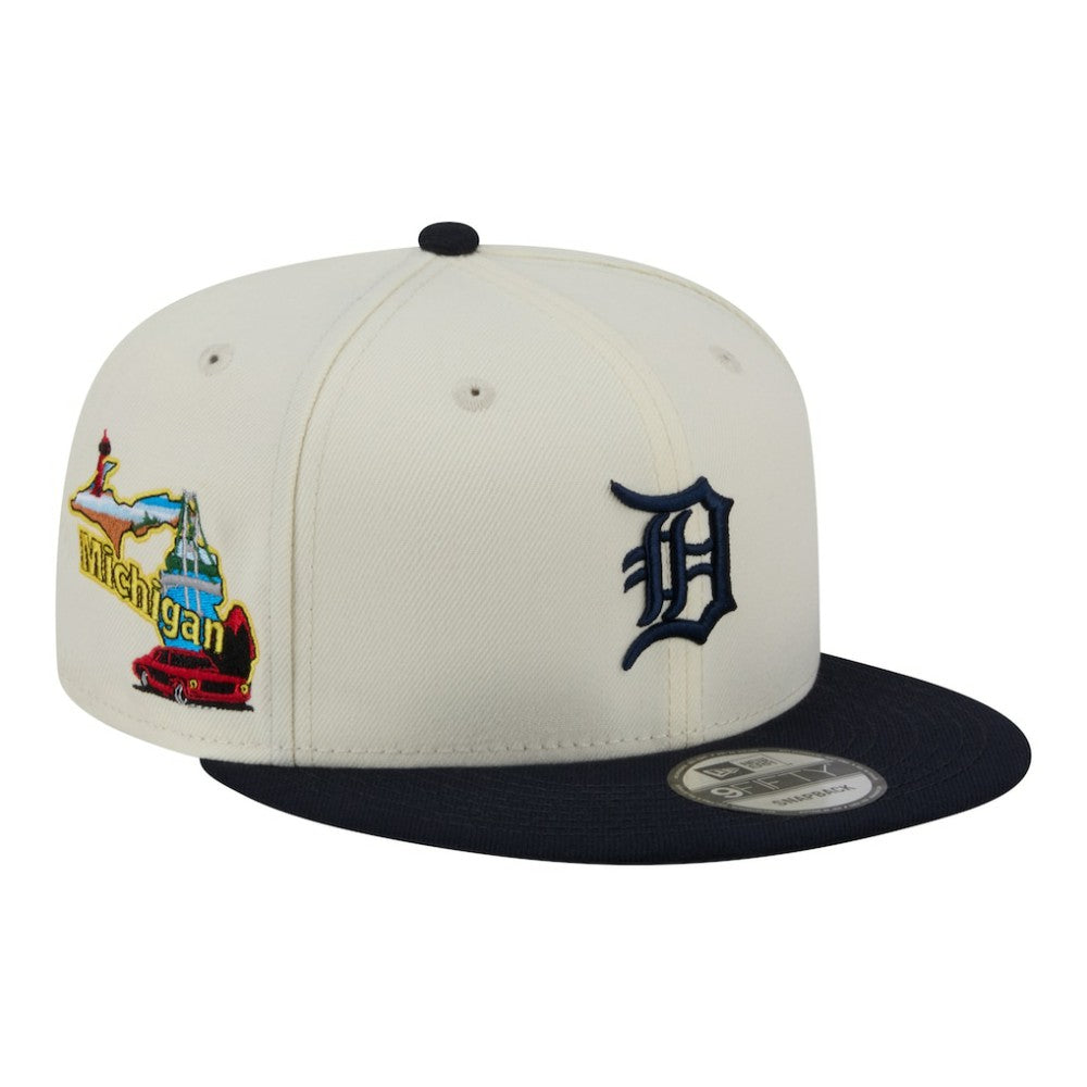 Detroit Tigers New Era Localized 9FIFTY Snapback Hat Lifestyle