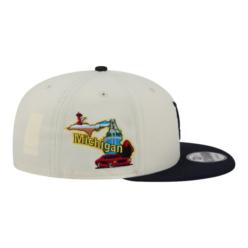 Detroit Tigers New Era Localized 9FIFTY Snapback Hat Lifestyle