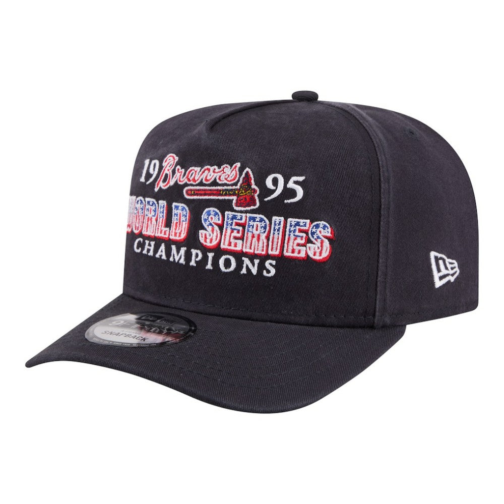 Atlanta Braves New Era 1995 World Series Champions Historic 9FIFTY A-Frame Snapback Hat Lifestyle
