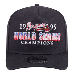 Atlanta Braves New Era 1995 World Series Champions Historic 9FIFTY A-Frame Snapback Hat Lifestyle