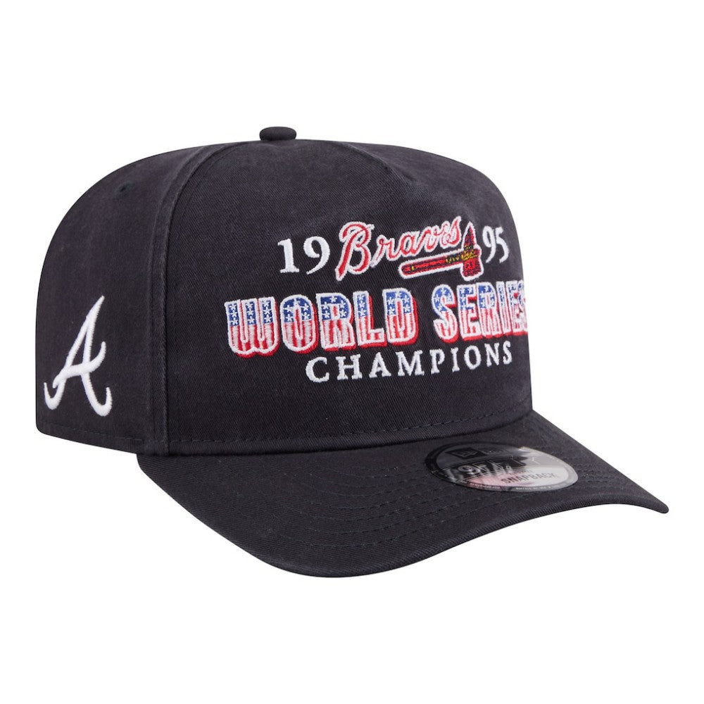 Atlanta Braves New Era 1995 World Series Champions Historic 9FIFTY A-Frame Snapback Hat Lifestyle
