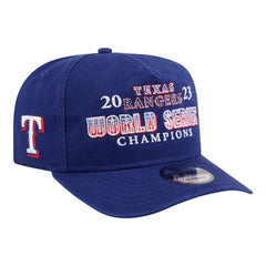 Texas Rangers New Era 2023 World Series Champions Historic 9FIFTY A-Frame Snapback Hat On Sale