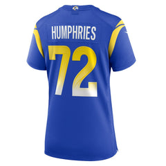 D.J. Humphries Los Angeles Rams Women's Team Game Jersey Royal - Nike
