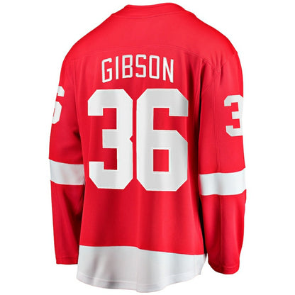 John Gibson Detroit Red Wings Fanatics Home Breakaway Jersey - Red | NHL Jerseys
