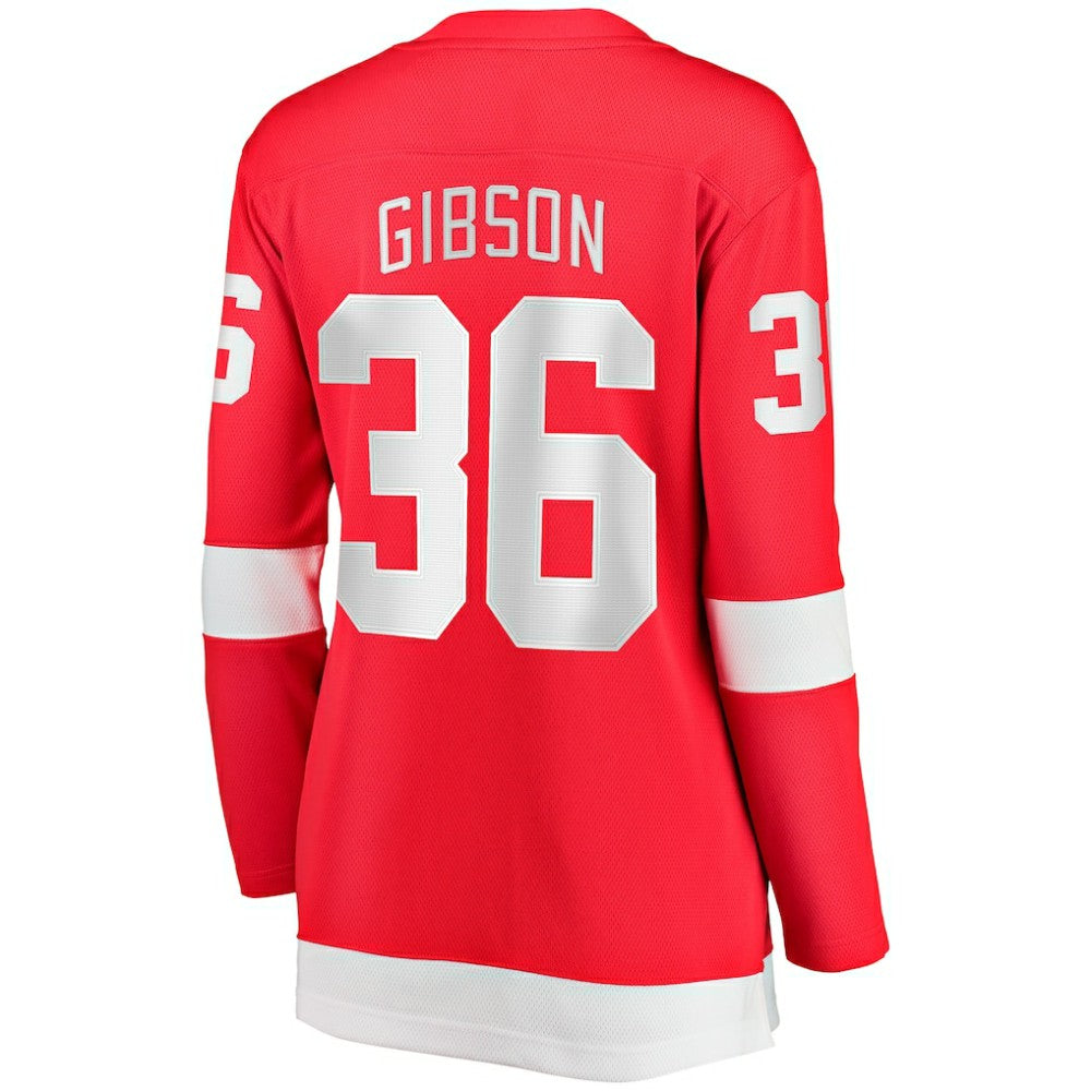 John Gibson Detroit Red Wings - Fanatics Women's Home Breakaway Jersey Red