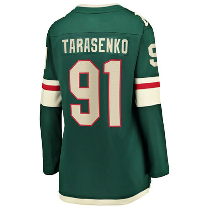 Vladimir Tarasenko Minnesota Wild Fanatics Women's Home Breakaway Jersey - Green | NHL Jerseys