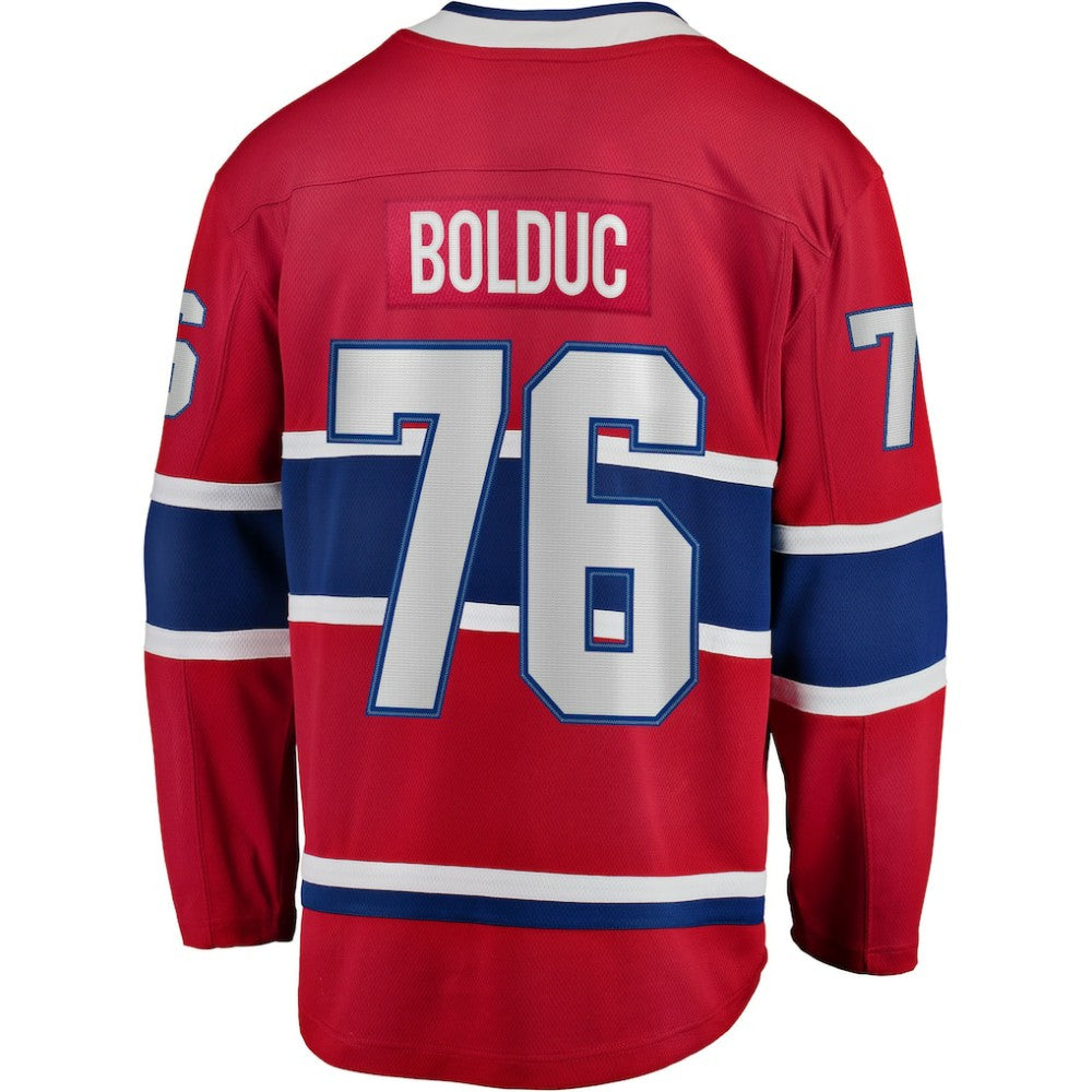 Zack Bolduc Montreal Canadiens - Fanatics Home Breakaway Jersey Red