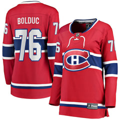 Zack Bolduc Montreal Canadiens - Fanatics Women's Home Breakaway Jersey Red