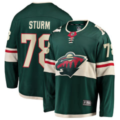 Nico Sturm Minnesota Wild - Fanatics Home Breakaway Jersey Green