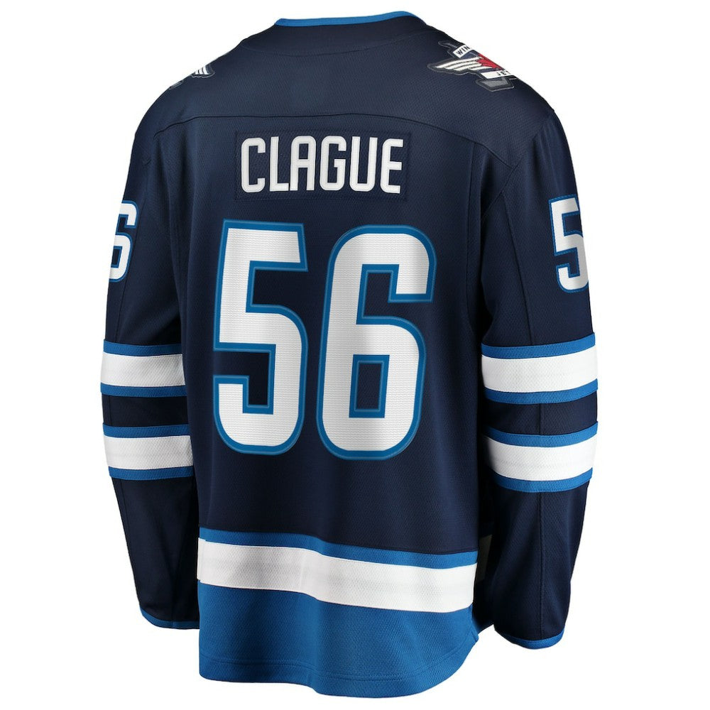 Kale Clague Winnipeg Jets Fanatics Home Breakaway Jersey - Navy | NHL Jerseys