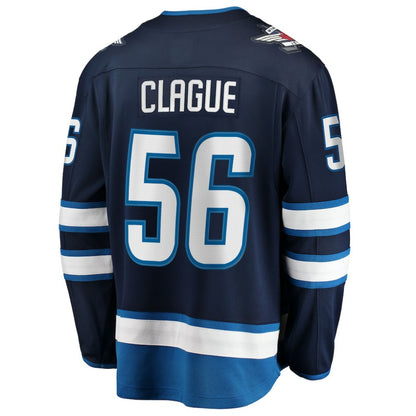 Kale Clague Winnipeg Jets Fanatics Home Breakaway Jersey - Navy | NHL Jerseys