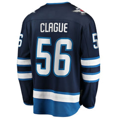 Kale Clague Winnipeg Jets - Fanatics Home Breakaway Jersey Navy