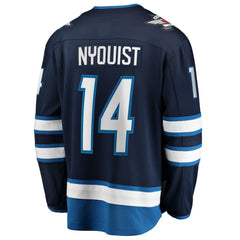Gustav Nyquist Winnipeg Jets - Fanatics Home Breakaway Jersey Navy