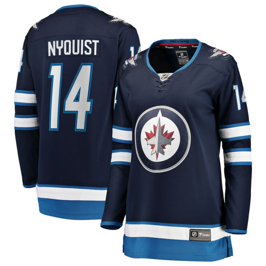 Gustav Nyquist Winnipeg Jets Fanatics Women's Home Breakaway Jersey - Navy | NHL Jerseys