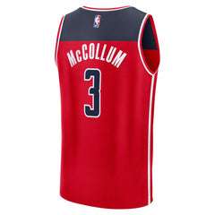 Fanatics - CJ McCollum Washington Wizards Youth Fast Break Replica Player Jersey - Icon Edition - Red