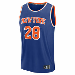 Fanatics - Guerschon Yabusele New York Knicks Fast Break Replica Player Jersey - Icon Edition - Blue
