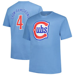 Pete Crow-Armstrong Chicago Cubs Fanatics Big & Tall Name & Number T-Shirt Near Me