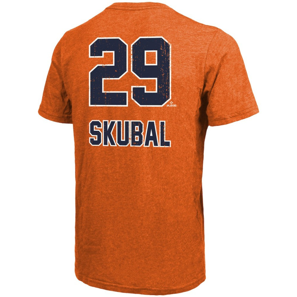 Tarik Skubal Detroit Tigers Majestic Threads Triblend Name & Number T-Shirt discount