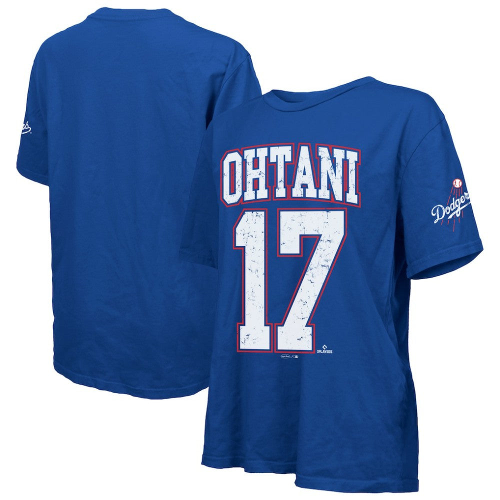 Shohei Ohtani Los Angeles Dodgers Majestic Threads Women's Oversized Name & Number T-Shirt Online