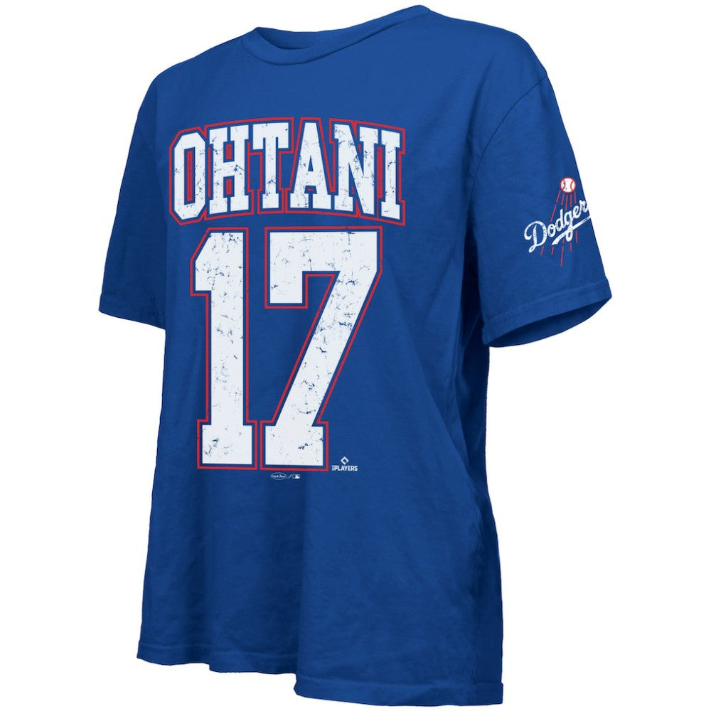 Shohei Ohtani Los Angeles Dodgers Majestic Threads Women's Oversized Name & Number T-Shirt Online