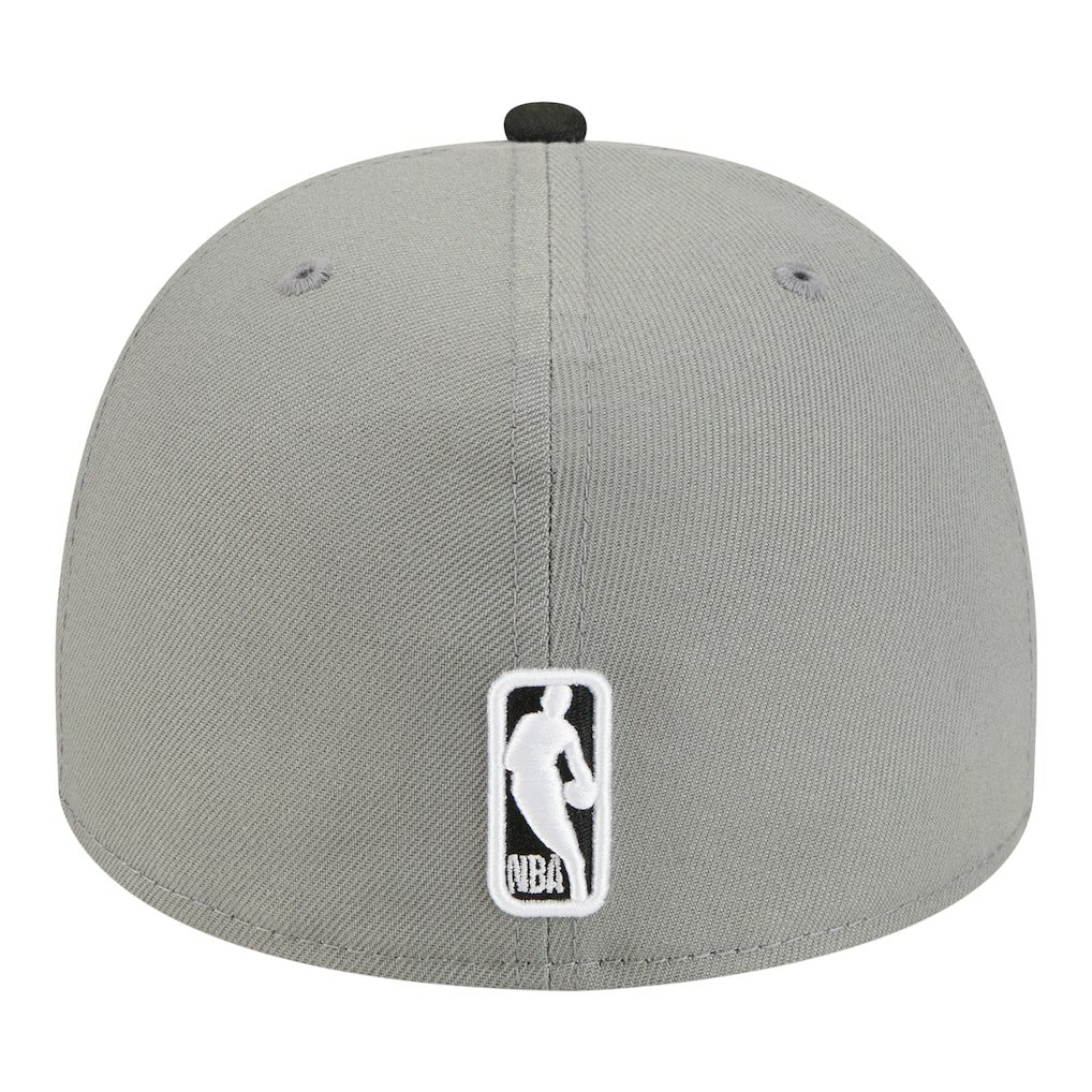 New Era - Brooklyn Nets Injection Cartoon Logo A-Frame 59FIFTY Fitted Hat - Gray