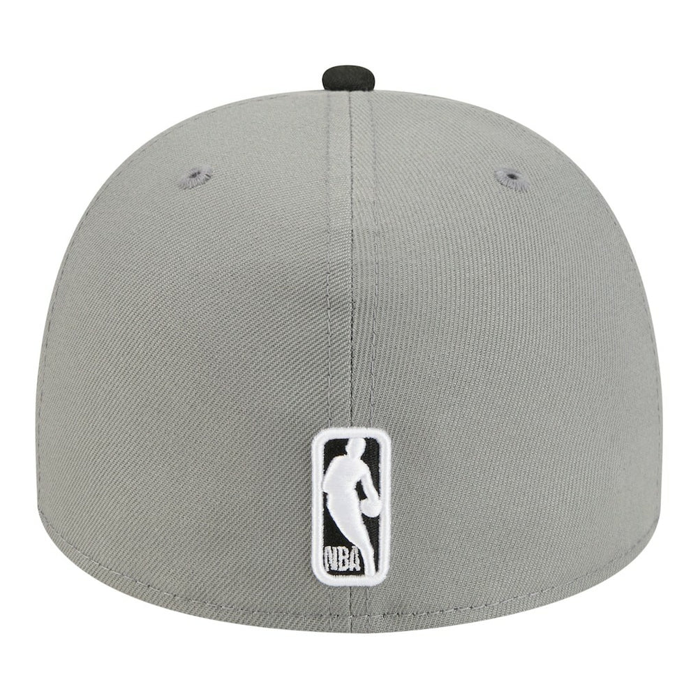New Era - Brooklyn Nets Injection Cartoon Logo A-Frame 59FIFTY Fitted Hat - Gray