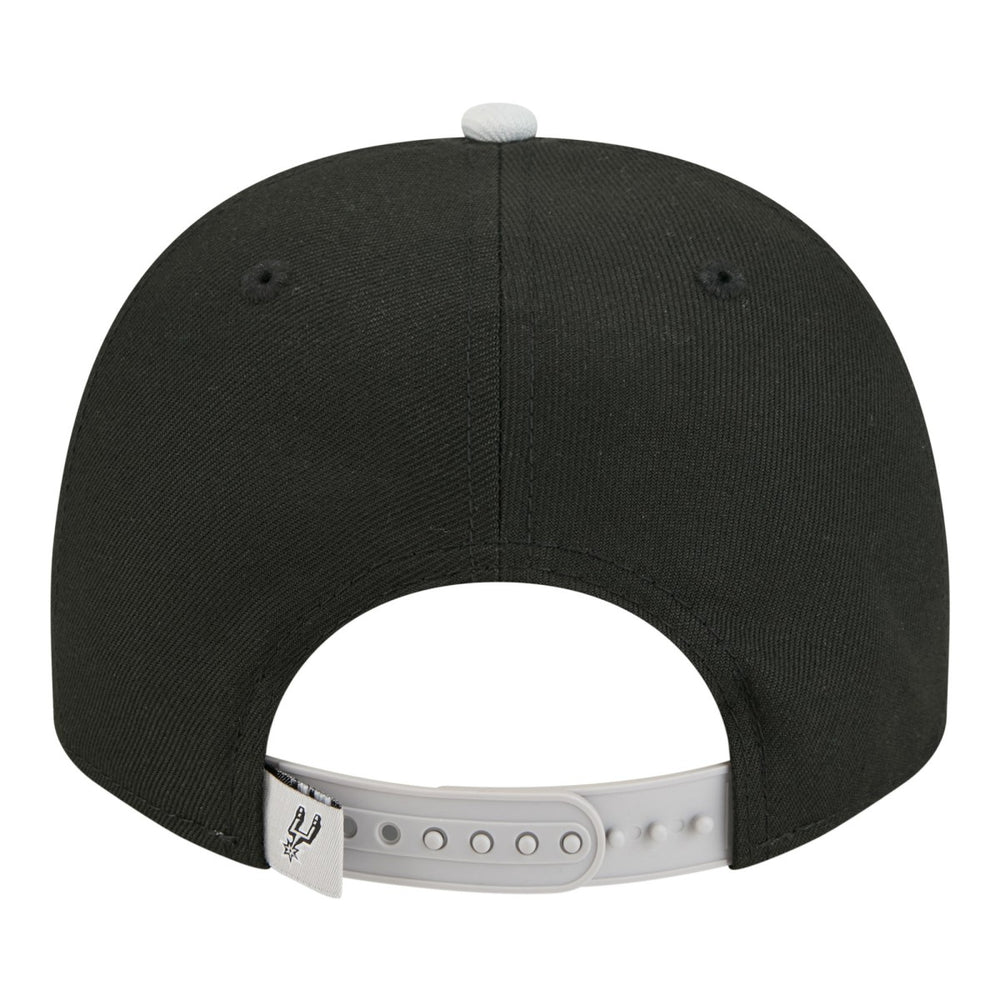 New Era - San Antonio Spurs Injection Cartoon Logo A-Frame 9FIFTY Adjustable Hat - Black